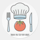 Search for cutlery stickers Chef