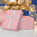 Search for pink christmas tree wrapping paper White