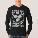 Search for golf balls tshirts Lot