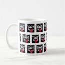 Search for black and white skull mugs Halloween