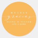 Search for light orange wedding stickers Elegant