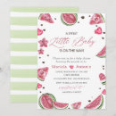 Search for watermelon bridal shower invitations Pink