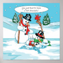 Search for cartoon snowmen posters Humour