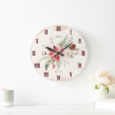 Search for rustic christmas clocks Winter