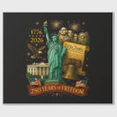 Search for freedom wrapping paper 1776 to 2026