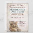 Search for worn invitations Retirement