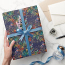 Search for blue glitter wrapping paper Watercolor