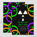 Search for neon halloween invitations Glow in the dark