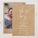 Search for kraft baby shower invitations Minimalist