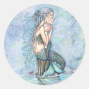 Search for mermaid baby stickers Blue