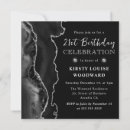 Search for black silver 21st birthday invitations Elegant
