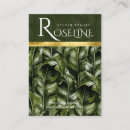 Search for green leaf logo business cards Watercolor