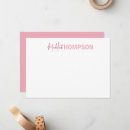 Search for pale pink note cards Feminine