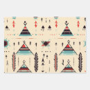 Search for teepee wrapping paper Tribal