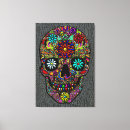 Search for floral skull canvas prints Flowers