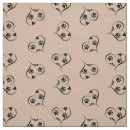 Search for dog print fabric Heart