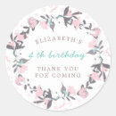 Search for birthday thanks stickers Turquoise