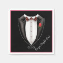 Search for tuxedo napkins Groom