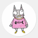 Search for skeleton cartoon stickers Cat