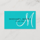 Search for turquoise business cards Professional