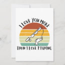 Search for fishing valentines day cards I love you