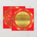 Search for red and black lace birthday invitations For her
