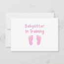 Search for for babysitter thank you cards Babysitting