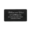 Search for chalkboard wedding invitations return address labels Calligraphy