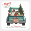 Search for christmas country stickers Return address