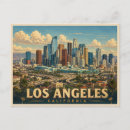 Search for angeles postcards Los angeles skyline