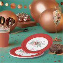Search for branch paper plates Red berries