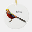 Search for pheasant christmas tree decorations Bird