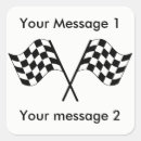 Search for chequered racing stickers Finish line