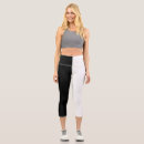 Search for half black half white leggings Stripe