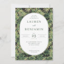 Search for tropical leaves invitations Elegant