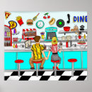 Search for 1950s diner posters Fifties
