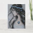 Search for blue hair cards Girl