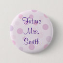 Search for polka dot wedding badges Purple
