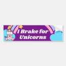 Search for unicorn bumper stickers I brake for unicorns