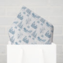 Search for blue toile tissue paper Blue and white