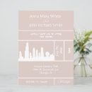 Search for chicago skyline invitations Modern