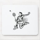 Search for championship mousepads Badminton player
