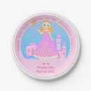 Search for fairy paper plates Princess castle