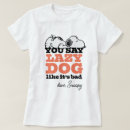 Search for lazy tshirts Charlie brown
