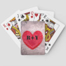 Search for wedding favor playing cards Grey