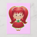 Search for kawaii fruit postcards Strawberry