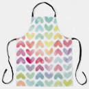 Search for valentine aprons Watercolor