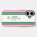 Search for pink golf iphone cases Green