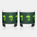Search for lizards barware Green