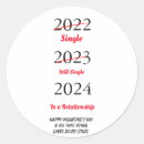 Search for romantic lovers valentines day stickers Red